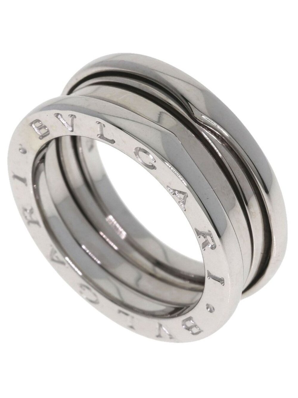 Bvlgari B.zero1 Band 54 Ring 18k White Gold